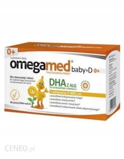Witamy dla dzieci i niemowląt Omegamed Baby Dha + Wit D 