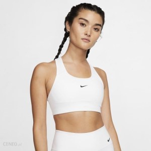 Biustonosz sportowy Nike Dri-FIT Swoosh – stanik sportowy z jednoczęściową wkładką zapewniający średnie wsparcie