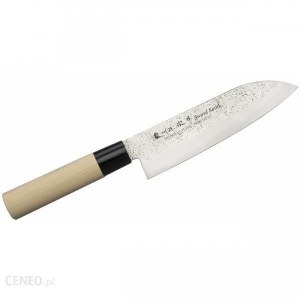 Nóż szefa kuchni Satake Nashiji Natural Santoku 17 Cm 916
