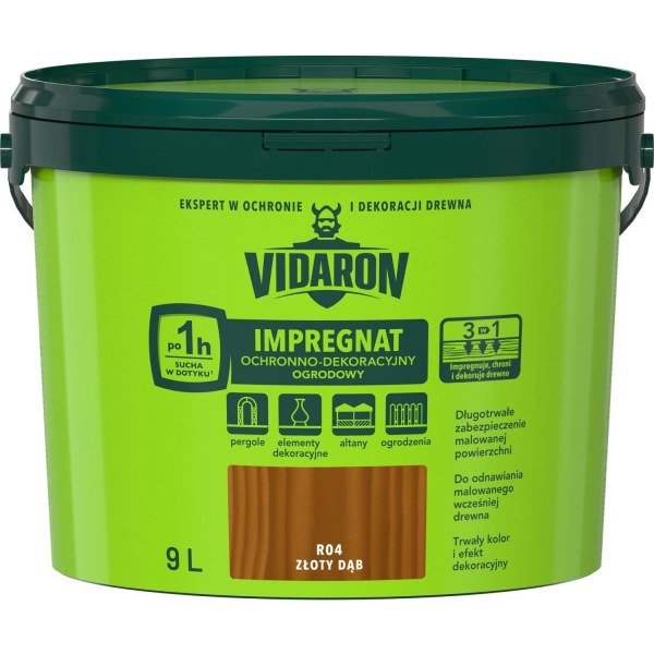 Vidaron Impregnat Ochronno-Dekoracyjny Ogrodowy 9L
