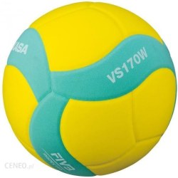 Piłka do siatkówki firmy Mikasa - model VS170W (kolor żółto-niebieski)