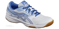 Buty do tenisa Asics do squasha UpCourt 2 white/regatta blue/airly blue B755Y0140