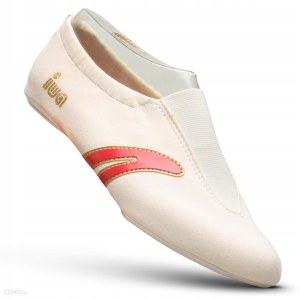 Buty do tańca BALETKI GIMNASTYCZNE BALERINY GIMNASTYKA KREMOWE